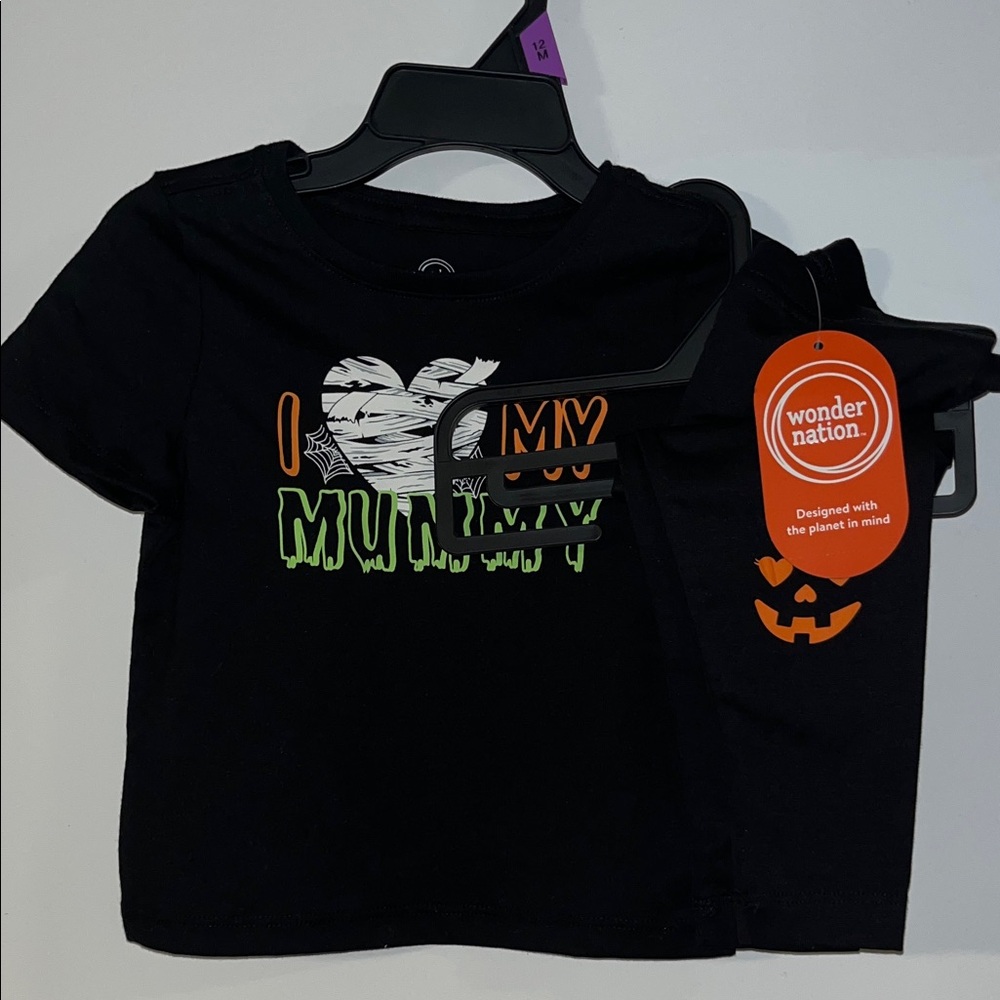 I Love My Mummy Halloween Spirit 2 Piece Kids 12M Set